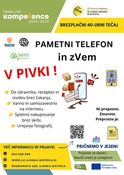 Pivka tečaj pametni telefon in aplikacije (2)